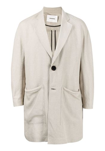 RITO STRUCTURE lightweight linen jacket - Marrone