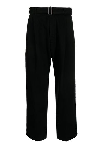 RITO STRUCTURE straight-leg cropped trousers - Nero