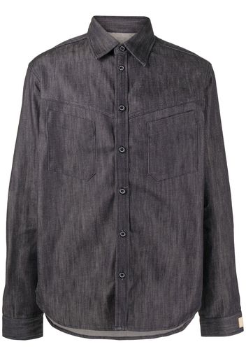 RITO STRUCTURE long-sleeve denim overshirt - Blu