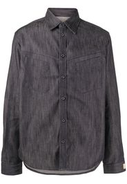 RITO STRUCTURE long-sleeve denim overshirt - Blu