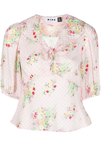 Rixo Camicia a fiori - Rosa