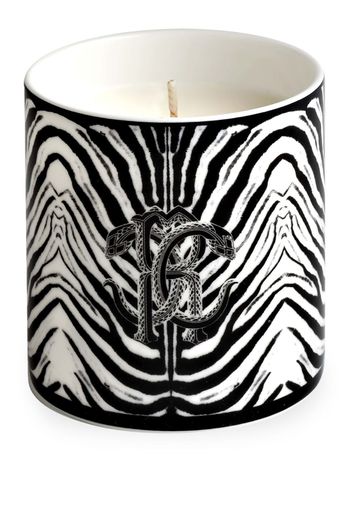 Roberto Cavalli Home Black Zebra scented candle (270g) - Nero