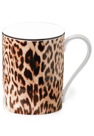 Roberto Cavalli Home Jaguar ceramic mug - Marrone