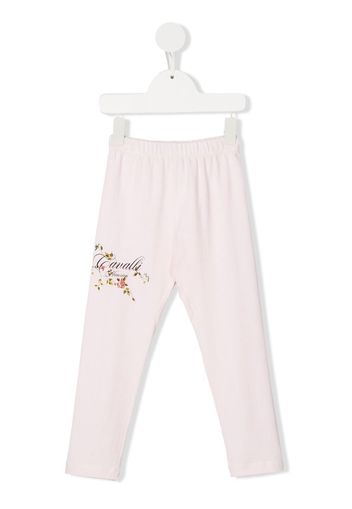 Roberto Cavalli Junior Pantaloni dritti con stampa - Rosa