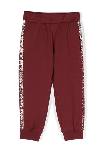 Roberto Cavalli Junior logo-print track pants - Rosso