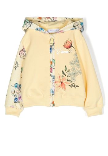 Roberto Cavalli Junior Felpa a fiori - Giallo