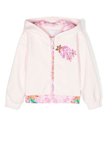 Roberto Cavalli Junior Felpa con cappuccio - Rosa