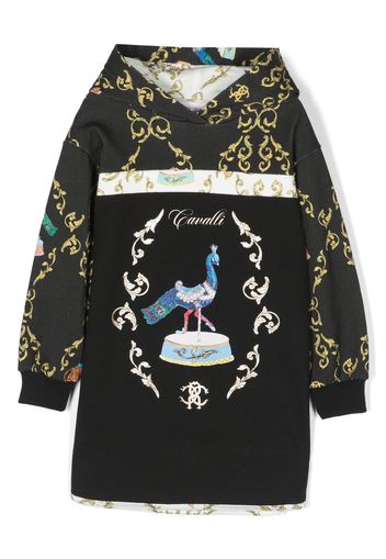 Roberto Cavalli Junior Felpa con stampa - Nero