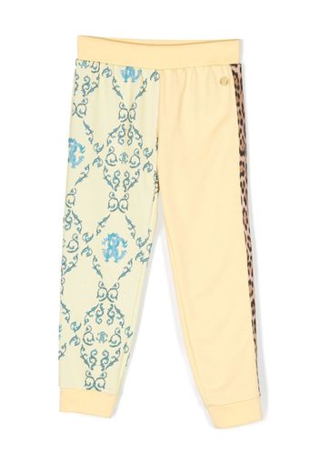 Roberto Cavalli Junior Pantaloni con stampa - Giallo