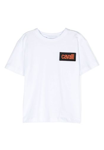 Roberto Cavalli Junior T-shirt girocollo - Bianco