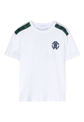 Roberto Cavalli Junior T-shirt con logo - Bianco