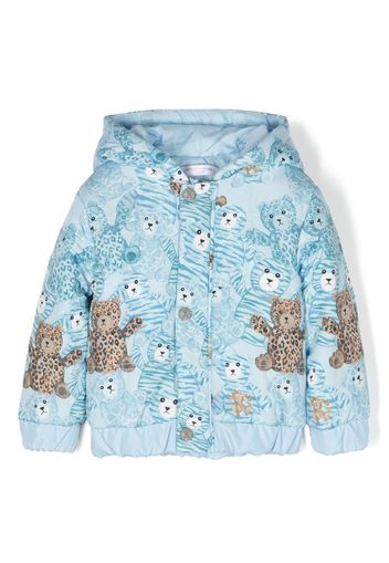 Roberto Cavalli Junior Piumino Teddy Bear - Blu