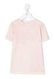 Roberto Cavalli Junior T-shirt con ricamo - Rosa