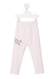 Roberto Cavalli Junior Pantaloni dritti con stampa - Rosa