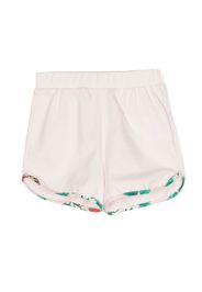 Roberto Cavalli Junior Shorts con ricamo - Bianco