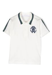 Roberto Cavalli Junior monogram-print polo shirt - 00005