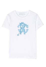 Roberto Cavalli Junior T-shirt con stampa - Bianco