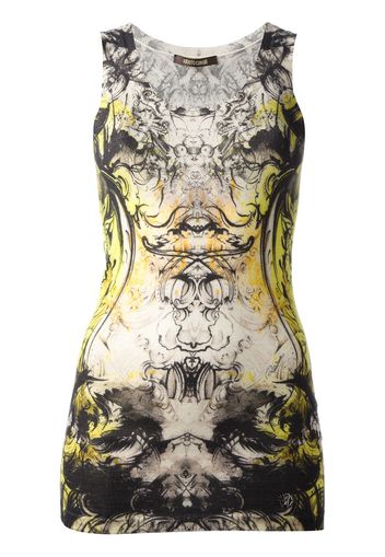 Roberto Cavalli printed tank top - Giallo