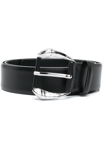 Roberto Cavalli logo buckled belt - Nero