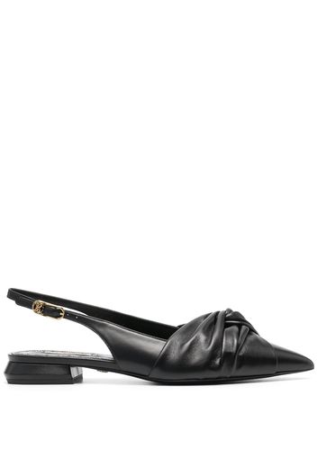 Roberto Cavalli 25mm low-block heel ballerinas - Nero