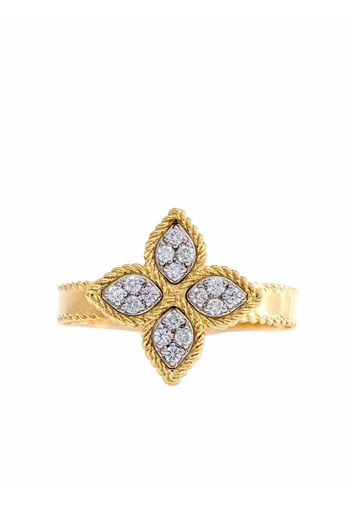 Roberto Coin Anello Princess Flower in oro 18kt con diamanti