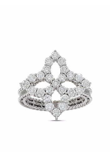 Roberto Coin Anello Diamond Princess in oro bianco 18kt con diamanti - Argento