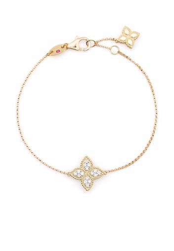 Roberto Coin Bracciale Princess Flower in oro giallo 18kt con diamanti