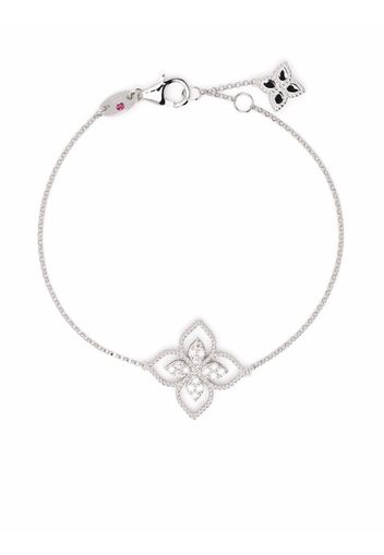 Roberto Coin 18kt white gold Princess Flower Dubai diamond bracelet - Argento