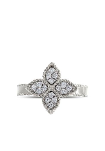 Roberto Coin 18kt white gold Princess Flower diamond ring - Argento