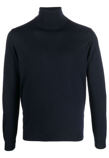 Roberto Collina wool roll-neck jumper - Blu