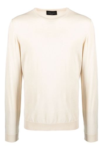 Roberto Collina crew-neck long-sleeve jumper - Toni neutri