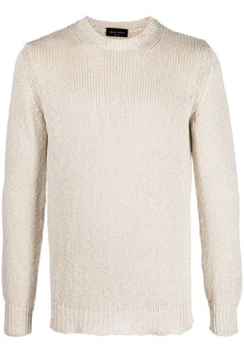 Roberto Collina cotton-blend knitted jumper - Toni neutri