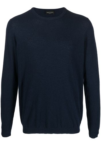 Roberto Collina long sleeves sweatshirt - Blu