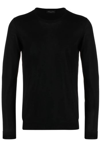 Roberto Collina round-neck knit jumper - Nero