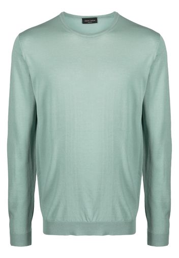 Roberto Collina round-neck knit jumper - Verde