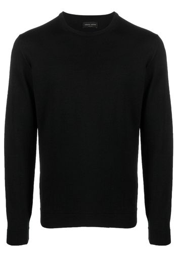 Roberto Collina crew-neck wool jumper - Nero