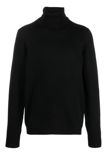 Roberto Collina roll-neck merino-wool jumper - Nero