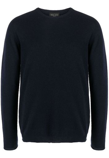 Roberto Collina fine-knit cashmere sweatshirt - Blu