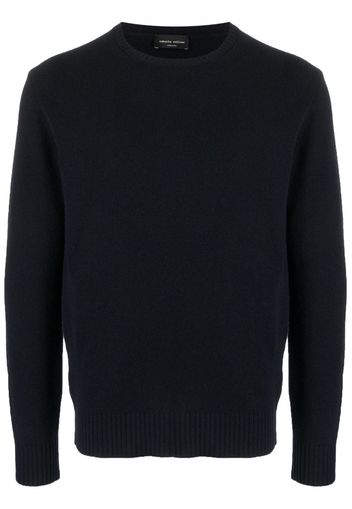 Roberto Collina crew-neck fine-knit jumper - Blu