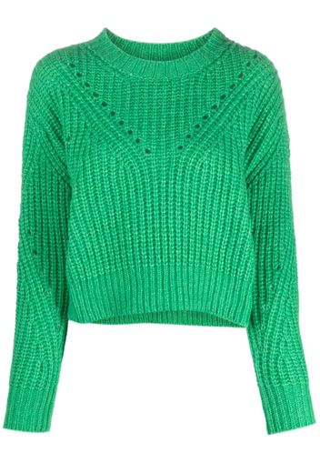 Roberto Collina ribbed crew-neck jumper - Verde