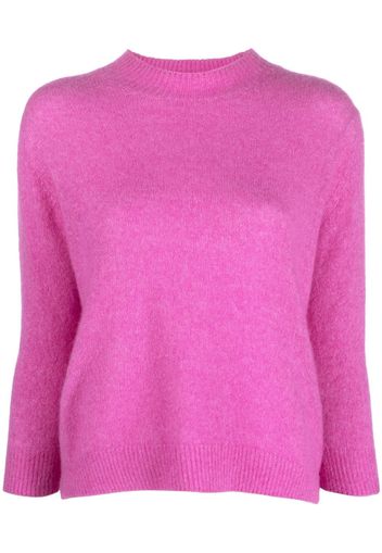 Roberto Collina long-sleeve knitted jumper - Viola