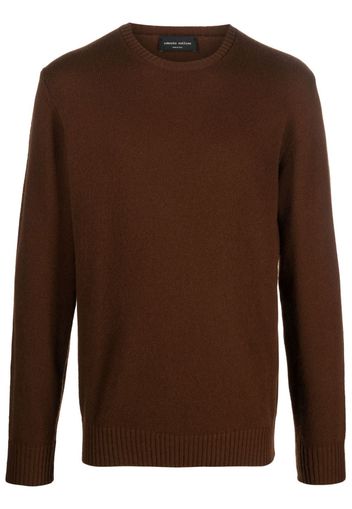 Roberto Collina crew-neck fine-knit jumper - Marrone