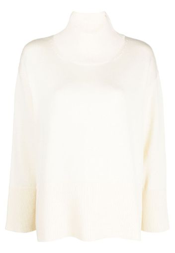 Roberto Collina high-neck merino wool jumper - Bianco