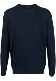 Roberto Collina long sleeves sweatshirt - Blu