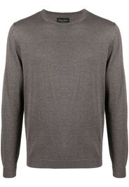 Roberto Collina round-neck merino jumper - Grigio