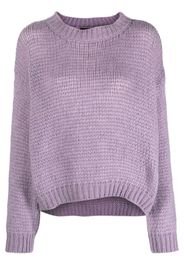 Roberto Collina crew-neck jumper - Viola