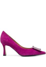 Roberto Festa Lilly 80mm pointed-toe suede pumps - Viola