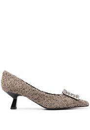 Roberto Festa Evilly 60mm buckle-embellished pumps - Grigio