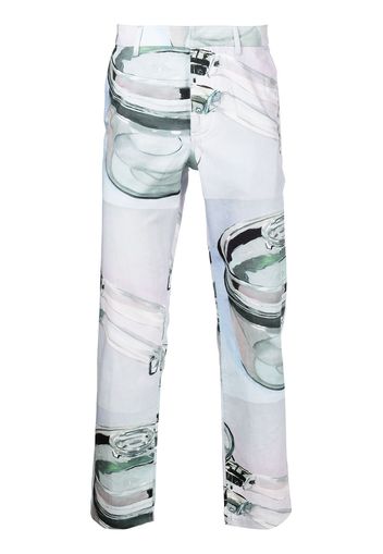 ROCHAMBEAU Pantaloni Rochambeau x Nick Farhi con stampa - Multicolore