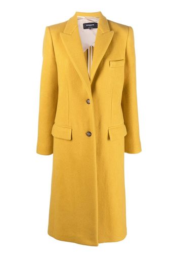 Rochas single-breasted virgin-wool coat - Giallo